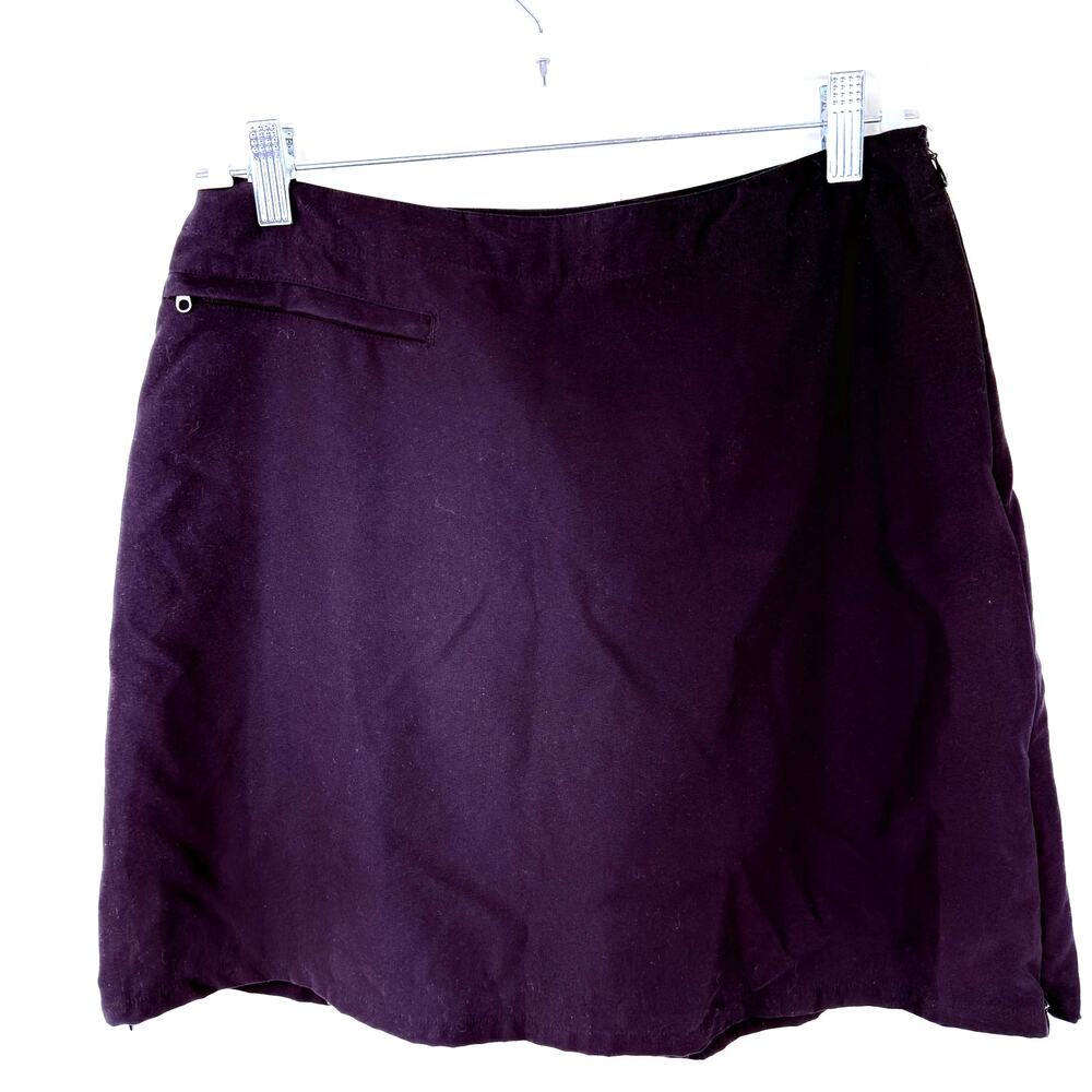 Patagonia Women's Black Polyester Skort Skirt Size 8